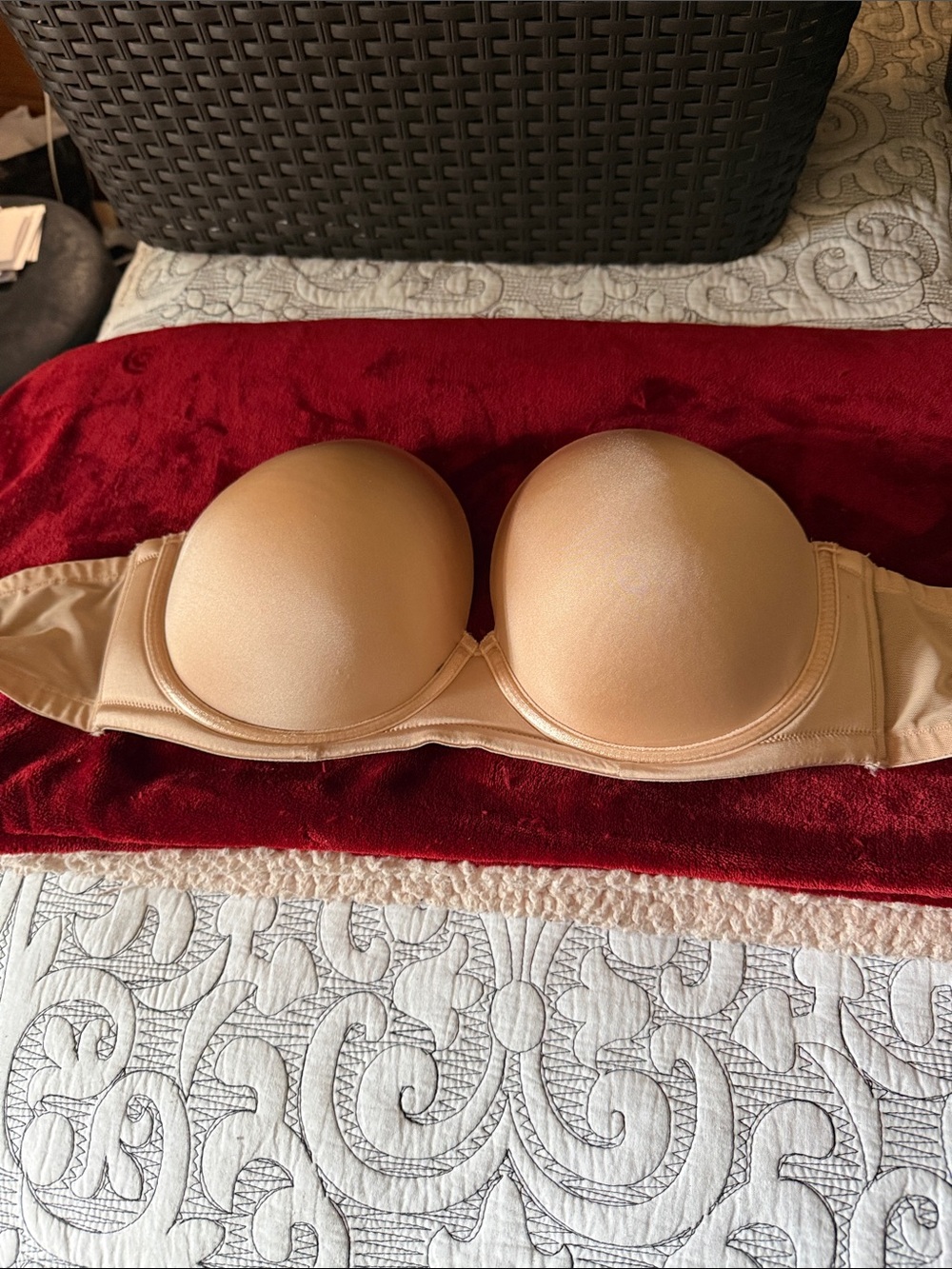 Paramour Nude Strapless Push-Up Bra